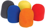 MIC-10200 10201 Pack of Black or 5 Colors Microphone Wind Screen of Foam - KobeUSA