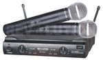 MIC-20050 UHF Dual Wireless Microphone system - REVOLUTIONPRO