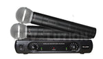 MIC-20105 VHF Dual Wireless Microphone system - REVOLUTIONPRO