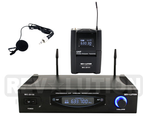 MIC-20152 UHF Wireless Microphone system - REVOLUTIONPRO