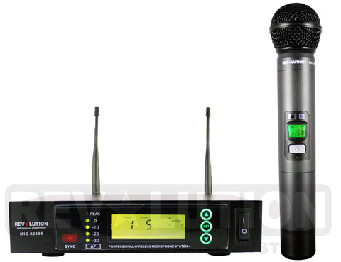 MIC-20155 UHF Wireless Microphone system - REVOLUTIONPRO