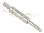 PLU-10160 1/4" (6.35mm) Mono Male with Bakelite insulator - KobeUSA