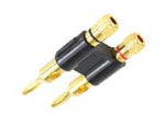 PLU-10340 Dual Banana Plug Gold Screw Type - KobeUSA