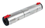 ADA-20145 Metal Adapter 1/4 (6.35mm) Female TRS to 1/4 (6.35mm) Female TRS - KobeUSA