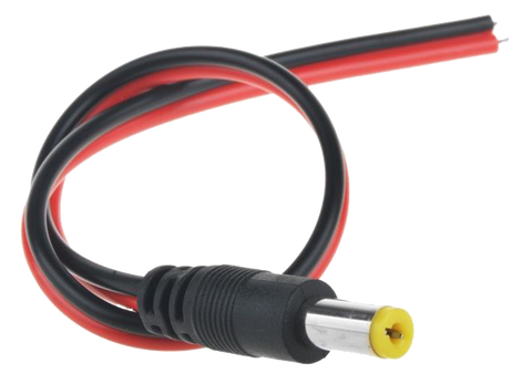 SEC-11360 Pigtail Male Cable Plug CCTV - KobeUSA