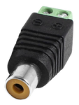 SEC-11460 RCA CCTV DC Passive Power Balun - KobeUSA