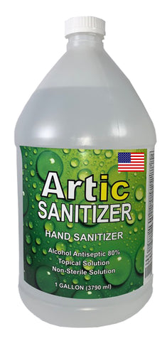 SLD-12100 Hand Sanitizer Antimicrobial 80% Alcohol - MEETS CDC / WHO GUIDELINES - 1 GALLON - KobeUSA