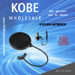 STD-30206 pop filter with plastic frame. - KobeUSA