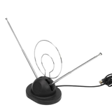 VAR-13115 Rabbit Ear TV Antenna UHF-VHF with Coaxial Cable - KobeUSA