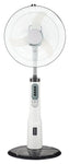 VAR-16100 16"Rechargeable Battery Oscillating Pedestal Adjustable Fan Stand - KobeUSA
