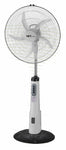 VAR-16105 18”RECHARGEABLE BATTERY OSCILLATING PEDESTAL ADJUSTABLE FAN STAND - KobeUSA