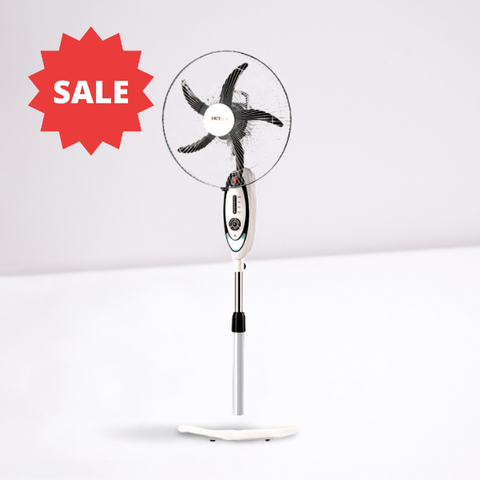 VAR-16210 16” RECHARGEABLE BATTERY OSCILLATING PEDESTAL ADJUSTABLE FAN STAND - KobeUSA