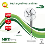 VAR-16305 - 18'' RECHARGABLE FAN remote control 5 speed - KobeUSA