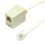 TEL-10265 10263 Telephone Extension 6P4C Cable - KobeUSA