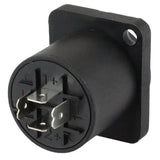 JAC-20120 Professional pannel mount 4 Pole Speaker Jack receptacle - KobeUSA