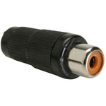 JAC-10230 Audio Jack RCA Black - KobeUSA