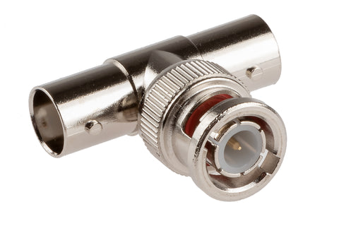 CNE-10275 BNC T Adapter-1 Plug To 2 Jacks - KobeUSA
