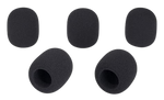 MIC-10200 10201 Pack of Black or 5 Colors Microphone Wind Screen of Foam - KobeUSA