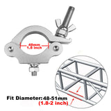 STD-10211 Aluminium Truss O-Clamp Pro Medium Duty Load 440.92lb 200kg 50mm - KobeUSA